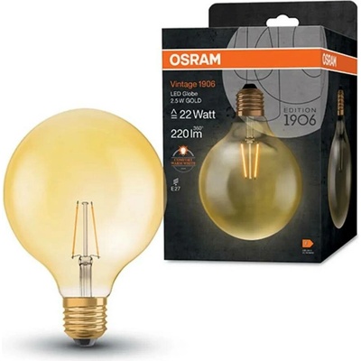 Osram LED žárovka RF CL FILGD E27 2,8W 21W teplá bílá 2400K
