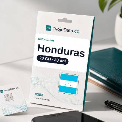 eSIM Honduras 20 GB / 29 dní