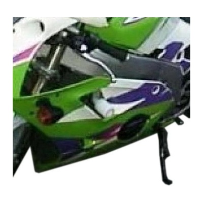 RG Racing padací chrániče pro motocykly Kawasaki Zxr400, bílé (pár) - Černá