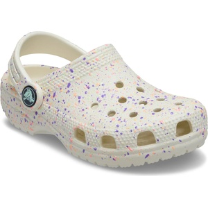 Crocs Детски сандали Crocs Kid's Classic Paint Splatter Sandals - Summit White / Multi / Glow - размер 33-34 (EU) (702-5414-0222)