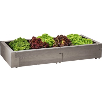 Juwel Timber Vyvýšený záhon záhon z plastu jedno patro 60x130x20 cm LG1691