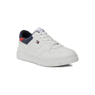 Tommy Hilfiger Сникърси Low Cut Lace-Up Sneaker T3X9-33367-1355 S Бял (Low Cut Lace-Up Sneaker T3X9-33367-1355 S)
