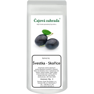 Čajová zahrada Švestka & Skořice skořicový čaj rooibos čaj 1 kg