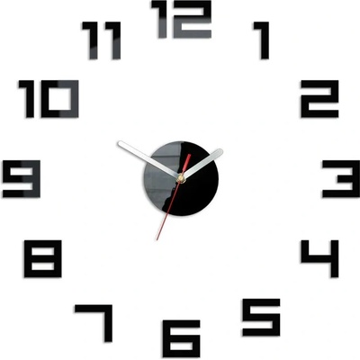 ModernClock Digit 50 cm černé