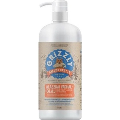 Grizzly Lososový olej pes Salmon Oil Plus 1000 ml