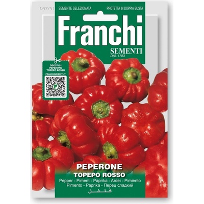 Franchi Sementi Paprika "Topepo Rosso" 1 ks
