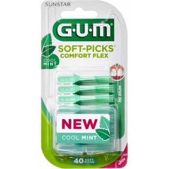 G.U.M SoftPicks comfort flex Mint 40 ks G670M40