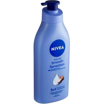 Nivea Smooth Sensation krémové telové mlieko pre suchú pokožku s pumpičkou 625 ml