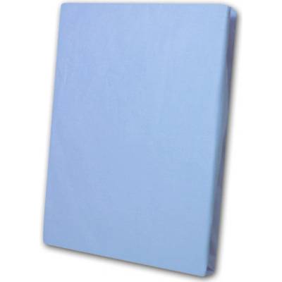 Brotex Napínací prostěradlo bavlna světle modré 120x200