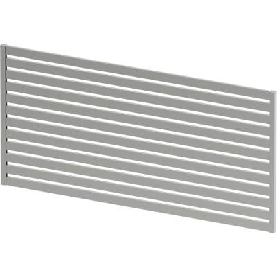 Pozinkovaný oceľový plot 1x2m s pozinkovanou oceľovou obdĺžnikovou výplňou 20x60, Natural