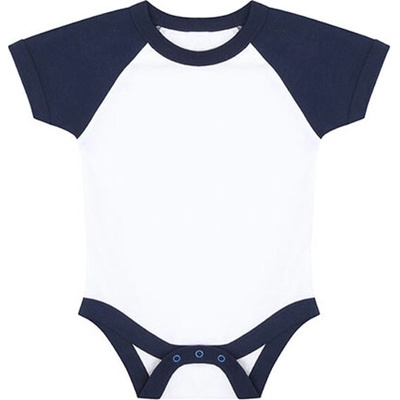 Larkwood Kojenecké body s krátkým rukávem LW White