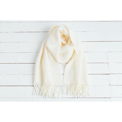 Wooline Merino šál model Boucle ecru