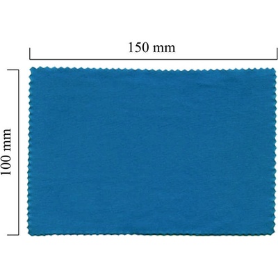 Blick-Punkt Handričku na okuliare z mikrovlákna jednofarebný - modrý 100x150