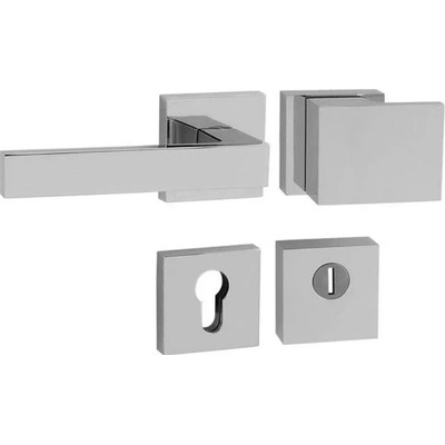 In-Design Cubo/Square hranatá rozeta PZ chrom lesklý