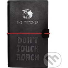 CurePink Poznámkový blok v koženkovém obalu The Witcher|Zaklínač: Don't Touch Roach 19,5 x 12 cm papír polyuretan CTBV004