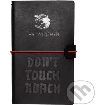 CurePink Poznámkový blok v koženkovém obalu The Witcher|Zaklínač: Don't Touch Roach 19,5 x 12 cm papír polyuretan CTBV004