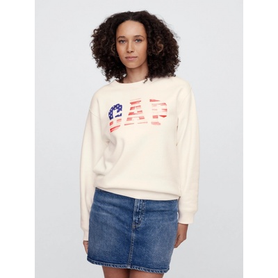 GAP mikina s logem Heritage Americana bílá