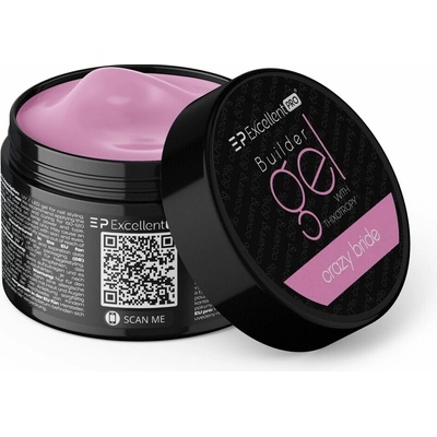Excellent Pro Builder Gel With Thixotropy Crazy Bride 50g