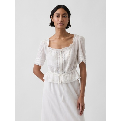 GAP Топ с дантела GAP GAP | Byal | ЖЕНИ | XL