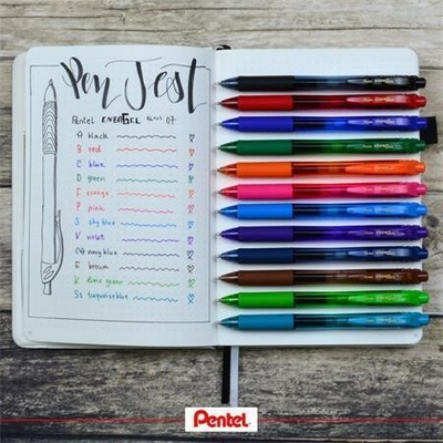 Pentel EnerGel BL107 oranžové
