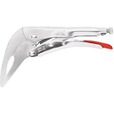 KNIPEX Клещи с извит дълъг връх тип "чираци", поцинковани, тръба до Ø20мм, ръкохватка 200мм, Knipex (K4144200)