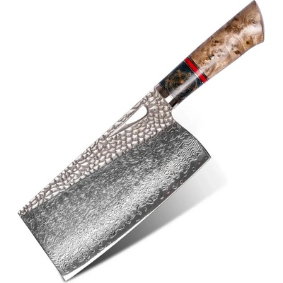 IZMAEL Damaškový kuchynský sekáčik MASTERPIECE Tomoko Hnedá 18.9 cm