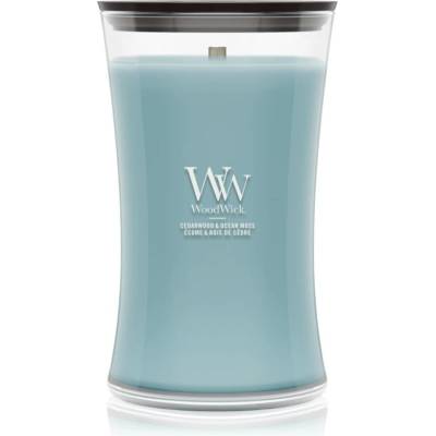WoodWick Cedarwood & Ocean Moss ароматна свещ с дървен фитил 610 гр