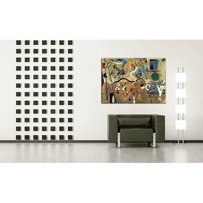 Obraz na plátně SPÍCÍ – Tamara de Lempicka REP071 - Joan Miro REP071 - 70x50 cm