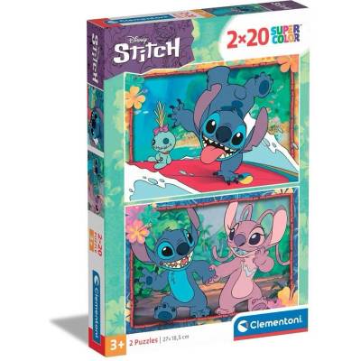 Clementoni 2x20ч. Пъзел Stitch (1010280F)