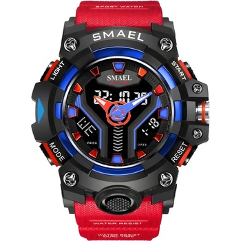 SMAEL Часовник smael fl-29470 - Червен kp29470