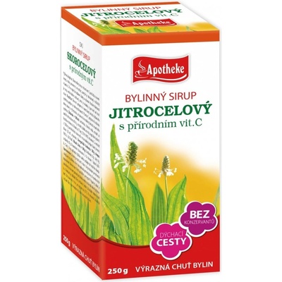 Apotheke Bylinný sirup Jitrocelový 250 g