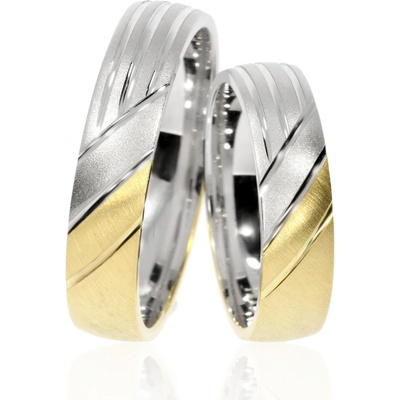 Zlatnictví Helios Zlaté snubní prsteny F 8555