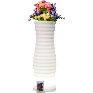 Techly I-LED FLOWERPOT Ваза за цветя с RGB LED осветление и дистанционно управление (I-LED FLOWERPOT)