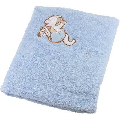 Бебешко одеяло с апликация 100 х 90 см 2360-k-hellblau