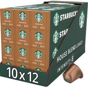 Starbucks House Blend Lungo Кафе на капсули за Nespresso 120 бр