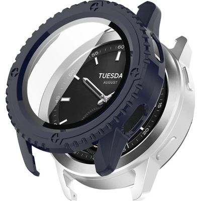 PROTEMIO 71834 PC FULL COVER Plastový kryt so sklom pre Xiaomi Watch S3 modrý