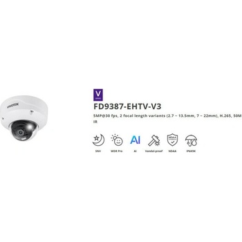 Vivotek IP kamera FD9387-EHTV-V3 (7-22 mm)