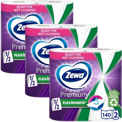 Zewa Premium Extra Long 2-пластови хартиени кърпи 3x2 ролки