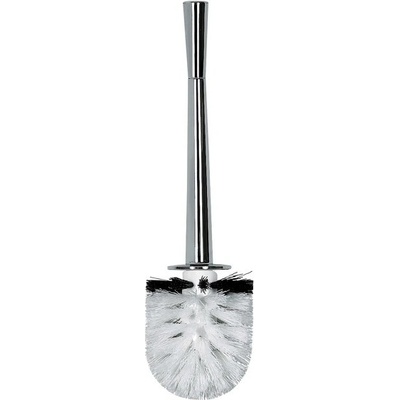 Spirella náhradní WC štětka MAX LIGHT bílá chromovaná rukojeť plast průměr 83 mm 10 11001