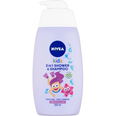 Nivea Kids Boy 2v1 sprchový gel a šampon 500 ml – Zboží Dáma