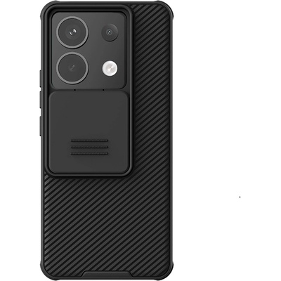 Калъф с Плъзгач за Камера за XIAOMI Redmi Note 13 Pro 5G, NILLKIN CamShield Case, Черен (6902048271920)