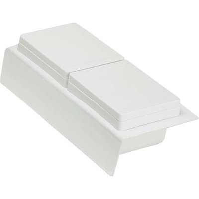 GOLLINUCCI Koupelnový organizér s přísl. pro hloubku 270 mm, bílá 122x242x69