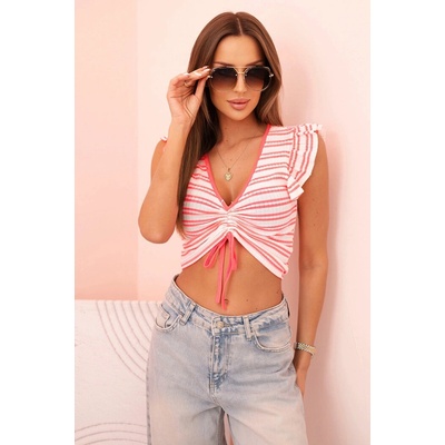 Kesi dámský crop top 69330 růžová