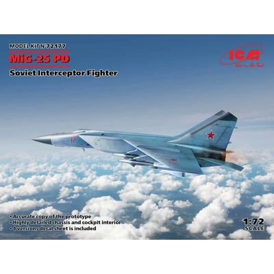 ICM MiG-25 PD Soviet Interceptor Fighter 1:72