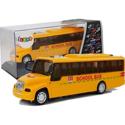 mamido Školní autobus s efekty a třecím pohonem žlutý