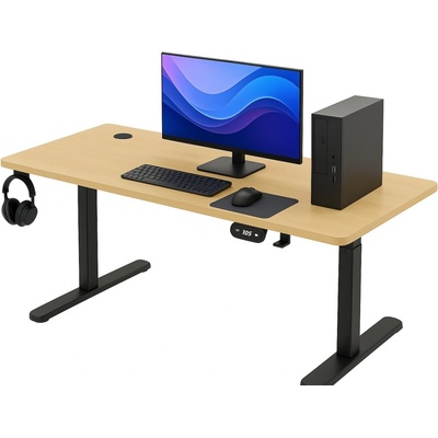 Trendie BR01 světle hnědý s černým rámem 120 cm