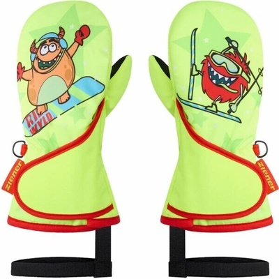 Ziener Lemmi-Z Minis dětské lyžařské palčáky žlutá