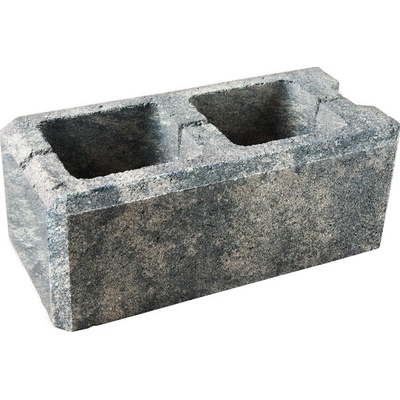 DITON Zdící tvarovka VISO Velikost: 40 x 20 x 15, Varianta: Viso koncový melír marmo, Povrch: standard