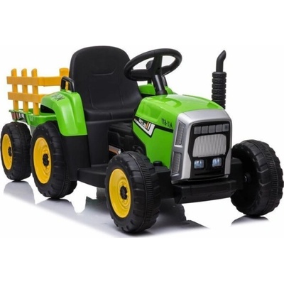 Lean Sport XMX611 Bateriový traktor s přívěsem zelená