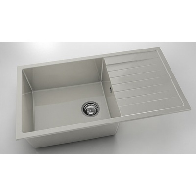 FAT Мивка Vanguard 229, Polymer marble, 11 Сив гранит, с включен сифон